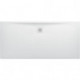 Receveur de douche LAUFEN PRO, rectangulaire, écoulement latéral long, 1600 x 750 x 32 mm, LAUFEN blanc mat