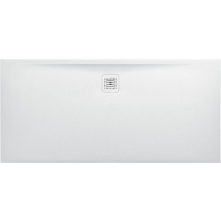 Receveur de douche LAUFEN PRO, rectangulaire, écoulement latéral long, 1600 x 750 x 32 mm, LAUFEN blanc mat