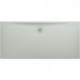 Receveur de douche LAUFEN PRO, rectangulaire, écoulement latéral long, 1600 x 750 x 32 mm, gris clair LAUFEN