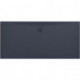 Receveur de douche LAUFEN PRO, rectangulaire, écoulement latéral long, 1600 x 750 x 32 mm, anthracite LAUFEN
