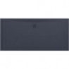 Receveur de douche LAUFEN PRO, rectangulaire, écoulement latéral long, 1600 x 750 x 32 mm, anthracite LAUFEN
