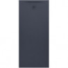 Receveur de douche LAUFEN PRO rectangulaire, bonde côté court 1700 x 750 x 46 mm anthracite LAUFEN