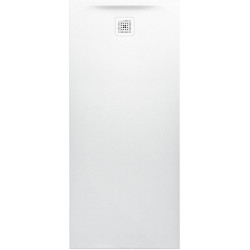 Receveur de douche LAUFEN PRO rectangulaire, écoulement sur le côté court 1700 x 800 x 46 mm blanc mat LAUFEN
