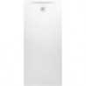 Receveur de douche LAUFEN PRO rectangulaire, écoulement sur le côté court 1700 x 800 x 46 mm blanc mat LAUFEN