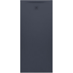 Receveur de douche LAUFEN PRO rectangulaire, bonde côté court 1700 x 800 x 46 mm anthracite LAUFEN