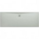 Receveur de douche LAUFEN PRO, rectangulaire, écoulement sur le côté long 1800 x 700 x 33 mm, gris clair LAUFEN