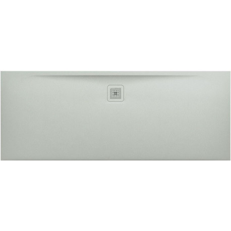 Receveur de douche LAUFEN PRO, rectangulaire, écoulement sur le côté long 1800 x 700 x 33 mm, gris clair LAUFEN