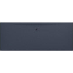 Receveur de douche LAUFEN PRO rectangulaire, bonde côté long 1800 x 700 x 33 mm anthracite LAUFEN