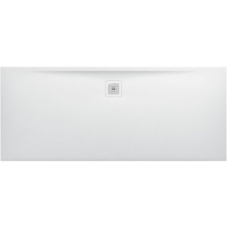 Receveur de douche rectangulaire LAUFEN PRO, écoulement latéral long 1800 x 75 x 33 mm LAUFEN blanc mat