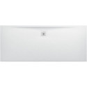 Receveur de douche rectangulaire LAUFEN PRO, écoulement latéral long 1800 x 75 x 33 mm LAUFEN blanc mat