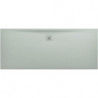 Receveur de douche LAUFEN PRO, rectangulaire, écoulement sur le côté long 1800 x 75 x 33 mm, gris clair LAUFEN
