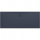 Receveur de douche LAUFEN PRO, rectangulaire, bonde côté long 1800 x 75 x 33 mm anthracite LAUFEN