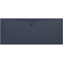 Receveur de douche LAUFEN PRO, rectangulaire, bonde côté long 1800 x 75 x 33 mm anthracite LAUFEN