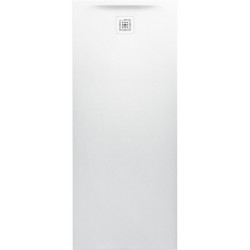 Receveur de douche LAUFEN PRO rectangulaire, bonde côté court 1800 x 750 x 46 mm blanc mat LAUFEN