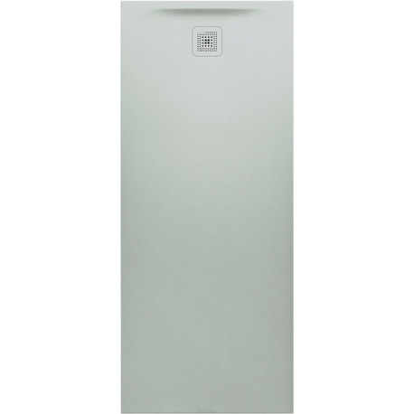 Receveur de douche LAUFEN PRO, rectangulaire, écoulement sur le petit côté 1800 x 750 x 46 mm, gris clair LAUFEN
