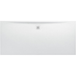 Receveur de douche LAUFEN PRO, rectangulaire, écoulement latéral long 2000 x 900 x 36 mm LAUFEN blanc mat