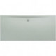 Receveur de douche LAUFEN PRO, rectangulaire, écoulement sur le côté long 2000 x 900 x 36 mm, gris clair LAUFEN