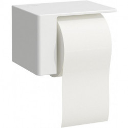 Porte rouleau papier VAL droit blanc mat LAUFEN