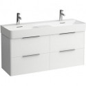 Meuble sous-vasque VAL 520 x 1180 x 390 mm, gris signalisation LAUFEN