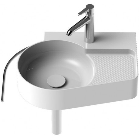 Porte-serviettes VAL chromé, surface de suspension 270 mm LAUFEN