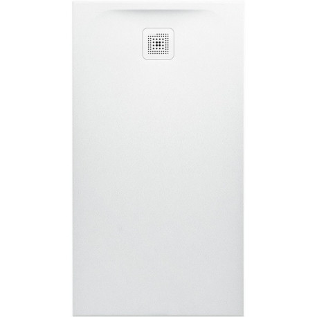 Receveur de douche LAUFEN PRO rectangulaire, bonde côté court 1300 x 700 x 38 mm blanc mat LAUFEN