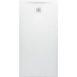 Receveur de douche LAUFEN PRO rectangulaire, bonde côté court 1400 x 700 x 38 mm anthracite LAUFEN