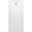 Receveur de douche LAUFEN PRO, rectangulaire, écoulement sur le petit côté 1500 x 700 x 42 mm, gris clair LAUFEN
