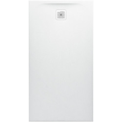 Receveur de douche LAUFEN PRO rectangulaire, écoulement sur le petit côté 1500 x 800 x 42 mm blanc mat LAUFEN