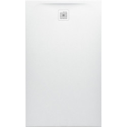 Receveur de douche LAUFEN PRO rectangulaire, bonde côté court 1500 x 900 x 42 mm anthracite LAUFEN