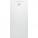 Receveur de douche rectangulaire LAUFEN PRO, bonde côté court 1600 x 750 x 42 mm blanc mat LAUFEN