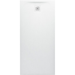 Receveur de douche LAUFEN PRO rectangulaire, bonde côté court 1600 x 750 x 42 mm anthracite LAUFEN