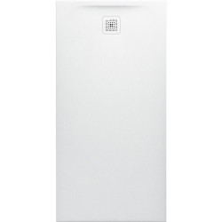 Receveur de douche LAUFEN PRO rectangulaire, bonde côté court 1600 x 800 x 42 mm anthracite LAUFEN
