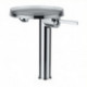 Mitigeur monocommande colonne KARTELL avec disque décoratif chrome transparent LAUFEN