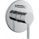 Set de montage complet KARTELL pour mitigeur de bain à encastrer, SimiBox avec interrupteur de tuyau chromé LAUFEN
