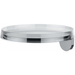 Etagère murale KARTELL 185 x 185 mm disque décoratif incolore LAUFEN