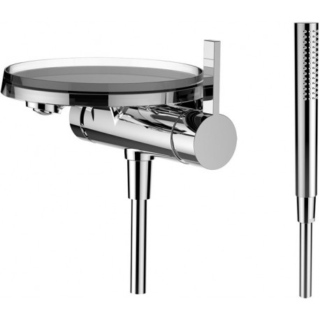 Mitigeur bain-douche KARTELL Disc, pour Simibox 1 point chromé LAUFEN