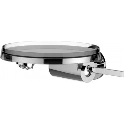 Mitigeur monocommande de lavabo mural KARTELL Disc, pour Simibox 1 point chromé LAUFEN