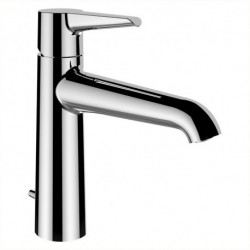 Mitigeur lavabo VAL, saillie 140 mm, avec robinet de vidange chromé LAUFEN