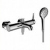 Mitigeur bain-douche VAL avec set de douche chromé LAUFEN