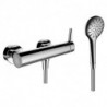 Mitigeur de douche VAL avec set de douche chromé LAUFEN