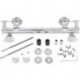 Jeu de charnières pour abattant WC Calla chrome IDEAL STANDARD