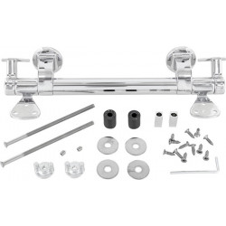 Jeu de charnières pour abattant WC Calla chrome IDEAL STANDARD