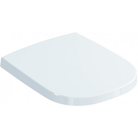 Abattant WC SOFTMOOD avec couvercle, charnières en acier inoxydable blanc, avec fermeture amortie IDEAL STANDARD