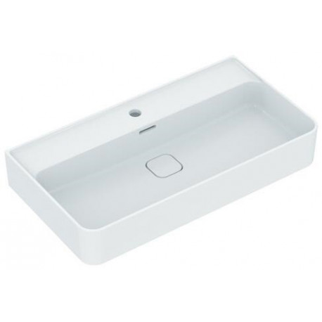 Lavabo STRADA II 1 trou robinetterie 800 x 430 x 170 mm blanc IDEAL STANDARD