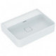 Lavabo STRADA II sans trou pour robinetterie 600 x 430 x 170 mm blanc IDEAL STANDARD