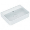 Lavabo STRADA II sans trou pour robinetterie 600 x 430 x 170 mm blanc IDEAL STANDARD