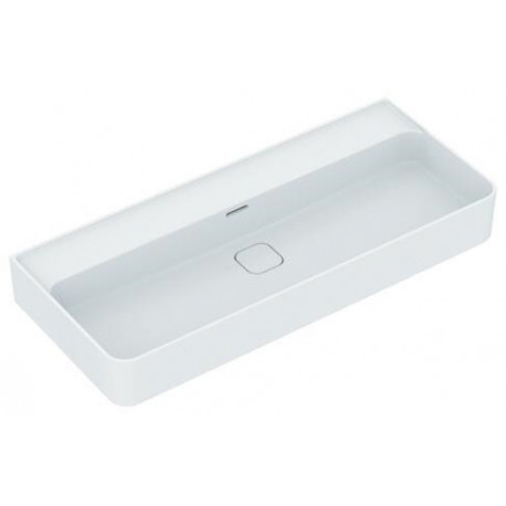 Lavabo STRADA II sans trou pour robinetterie 1000 x 430 x 170 mm blanc IDEAL STANDARD