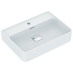 Lavabo STRADA II 1 trou robinetterie, dessous sablé 600 x 430 x 170 mm blanc IDEAL STANDARD