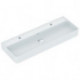 Lavabo STRADA II 2 trous robinetterie 1200 x 430 x 170 mm blanc IDEAL STANDARD