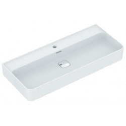 Lavabo STRADA II 1 trou robinetterie, dessous sablé 1000 x 430 x 170 mm blanc IDEAL STANDARD